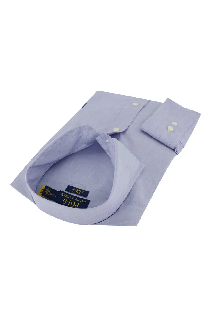 Ralph Lauren overhemd Slim Fit lichtblauw