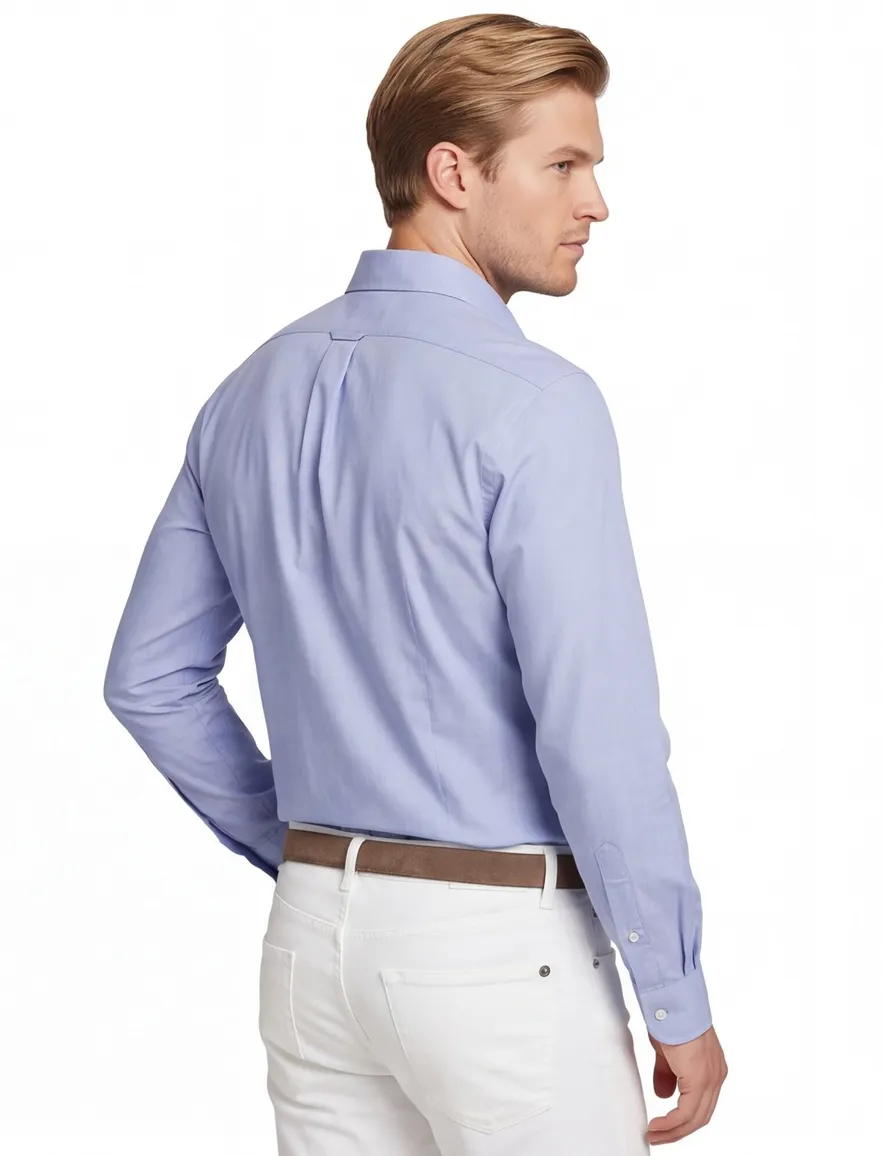 Overhemd lichtblauw Ralph Lauren Slim Fit