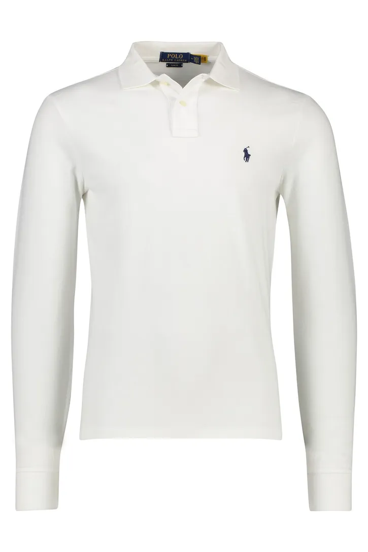 Ralph Lauren polo lange mouw wit