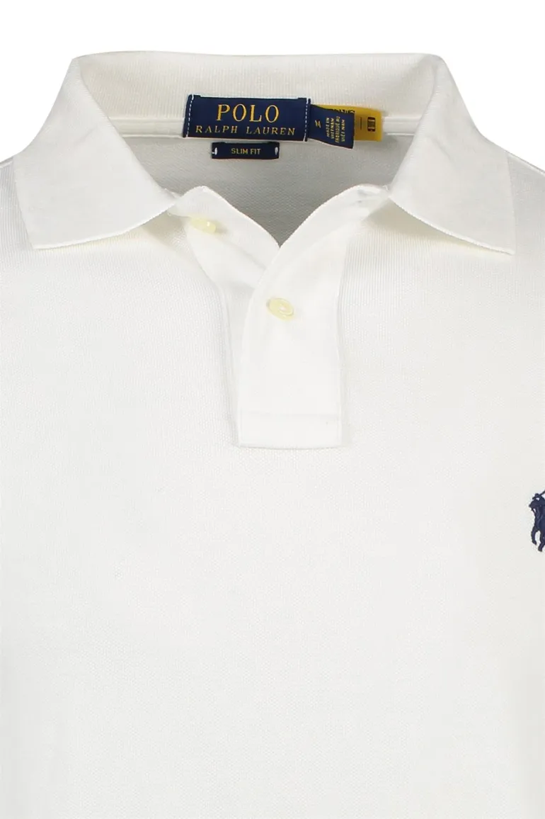 Lange mouwen polo Ralph Lauren wit met logo