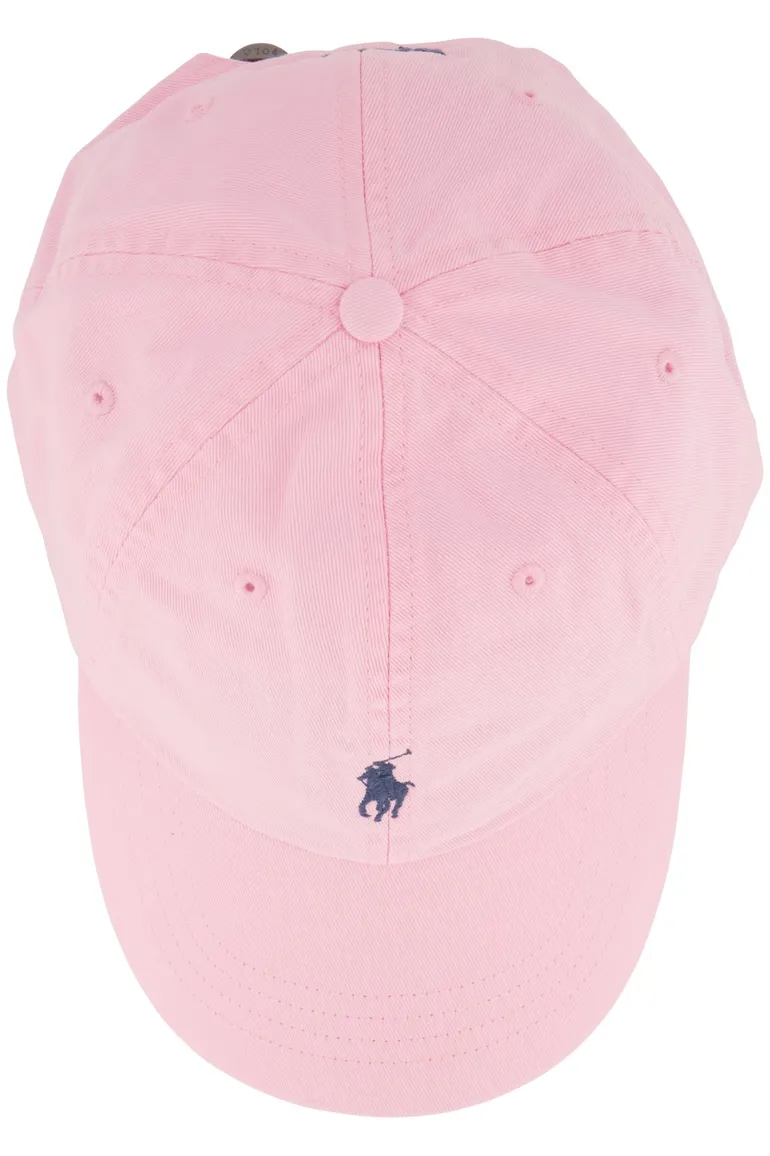 Polo Ralph Lauren cap lichtroze effen
