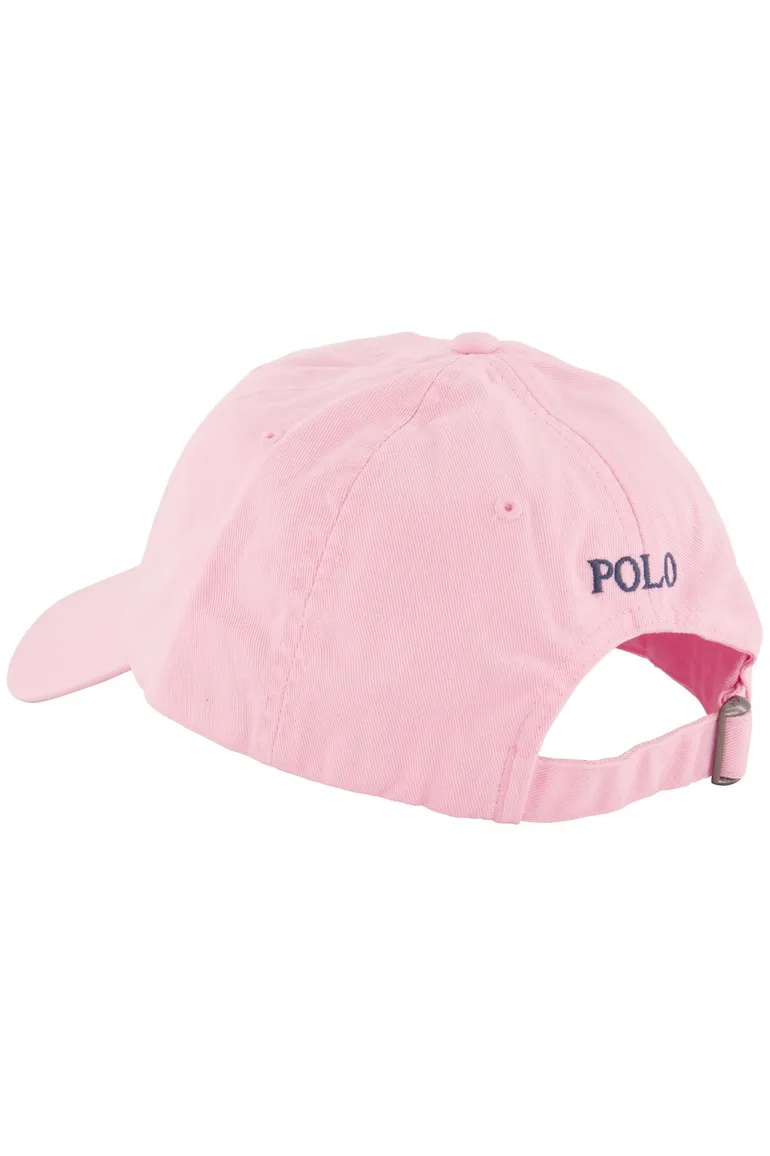 Polo Ralph Lauren cap lichtroze effen
