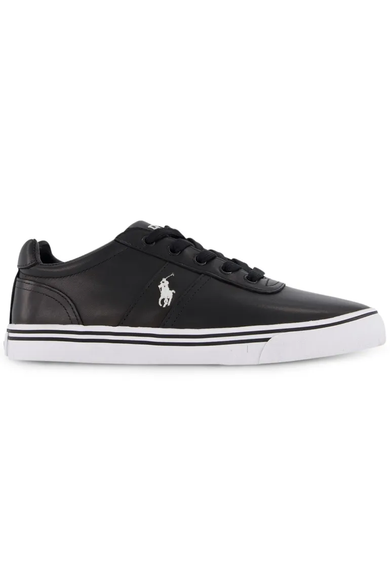 Sneakers Ralph Lauren leer zwart Hanford