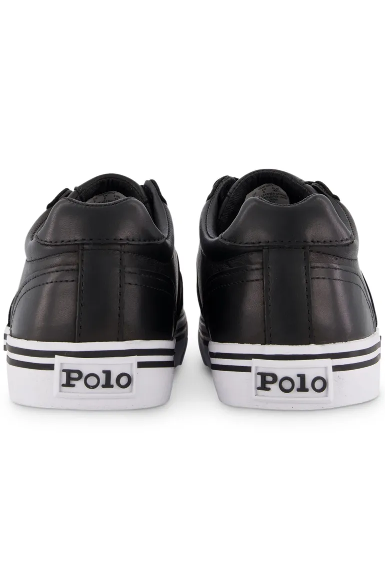 Sneakers Ralph Lauren leer zwart Hanford