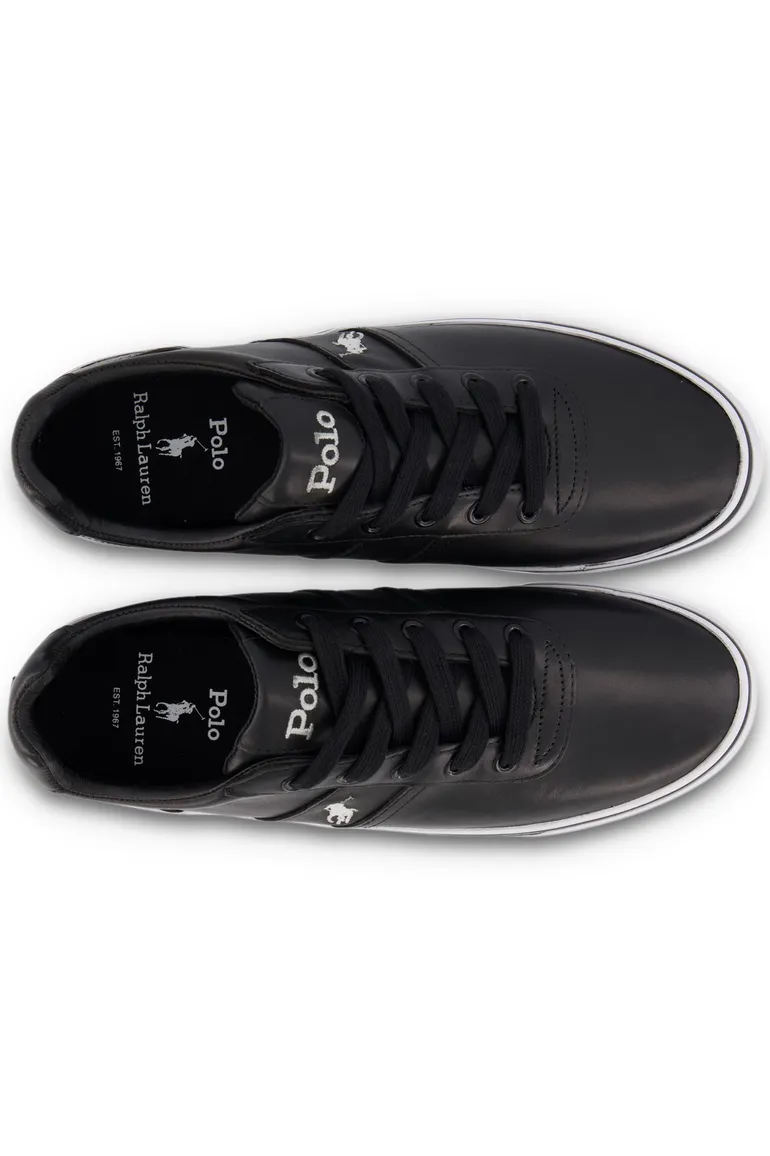 Sneakers Ralph Lauren leer zwart Hanford