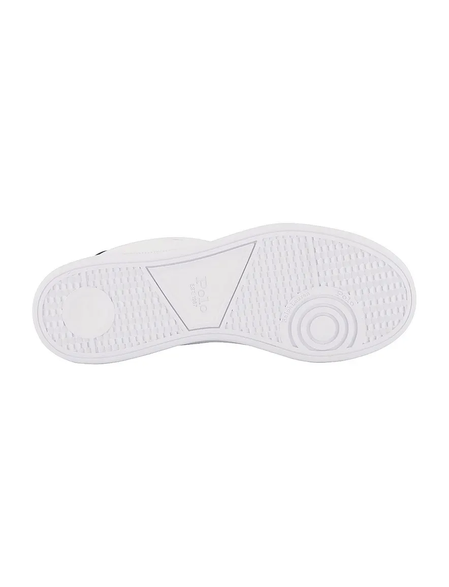 sneakers Polo Ralph Lauren effen leer wit