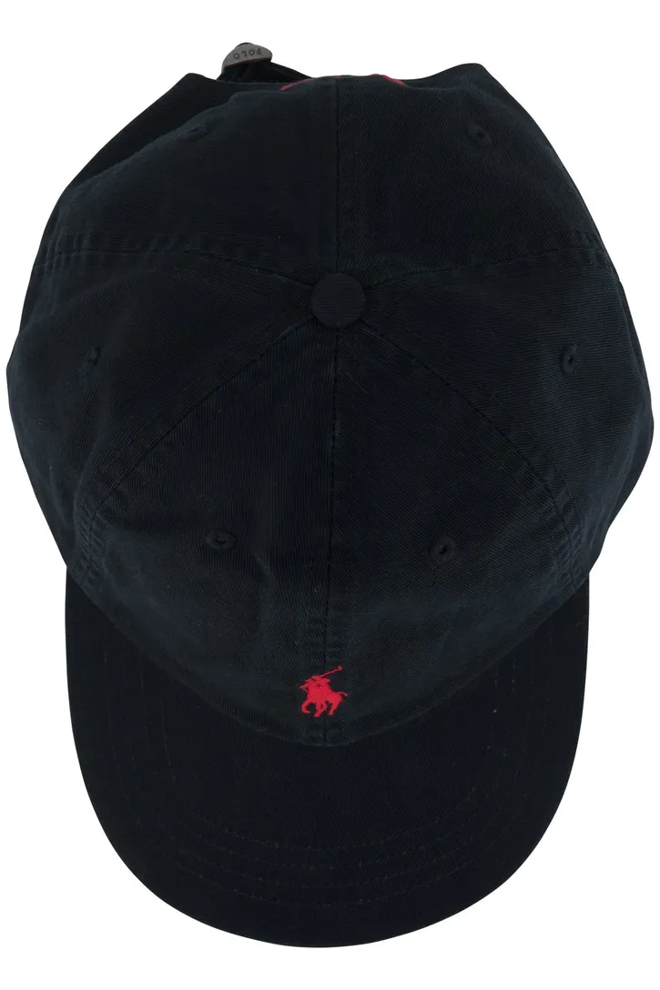 Polo Ralph Lauren met rode logo cap effen