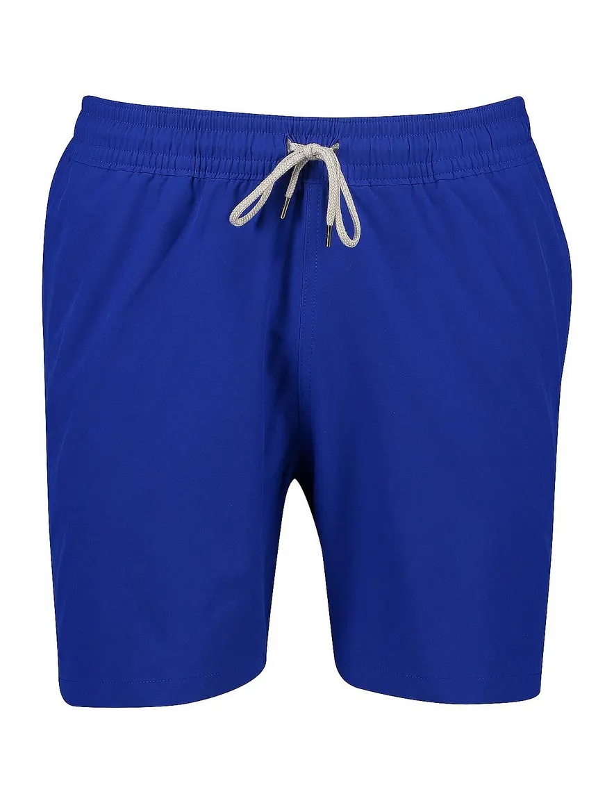 Polo Ralph Lauren zwembroek blauw effen touwsluiting