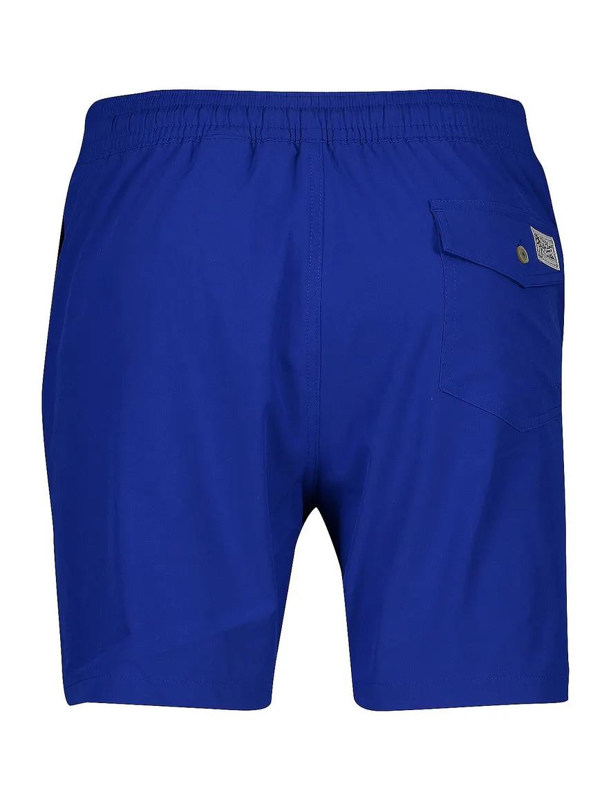 Polo Ralph Lauren zwembroek blauw effen touwsluiting