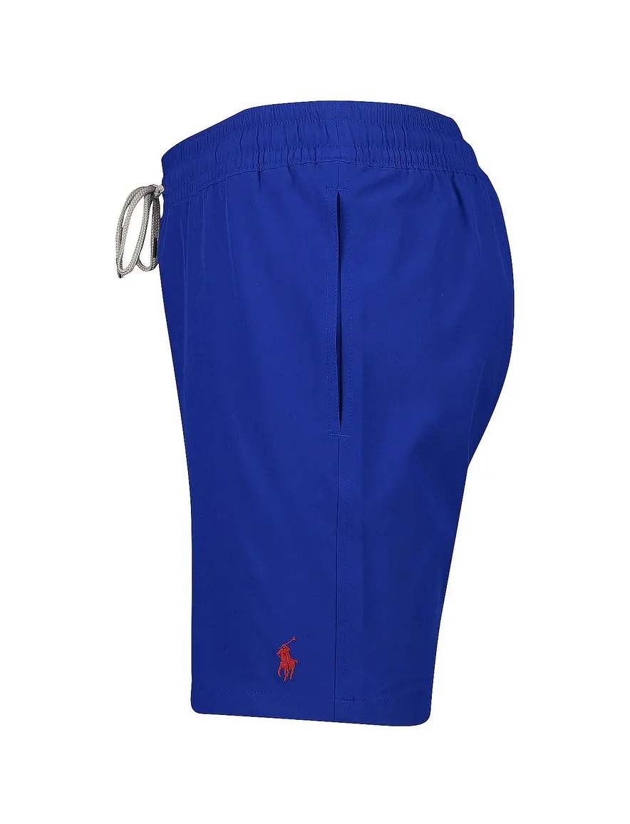 Polo Ralph Lauren zwembroek blauw effen touwsluiting