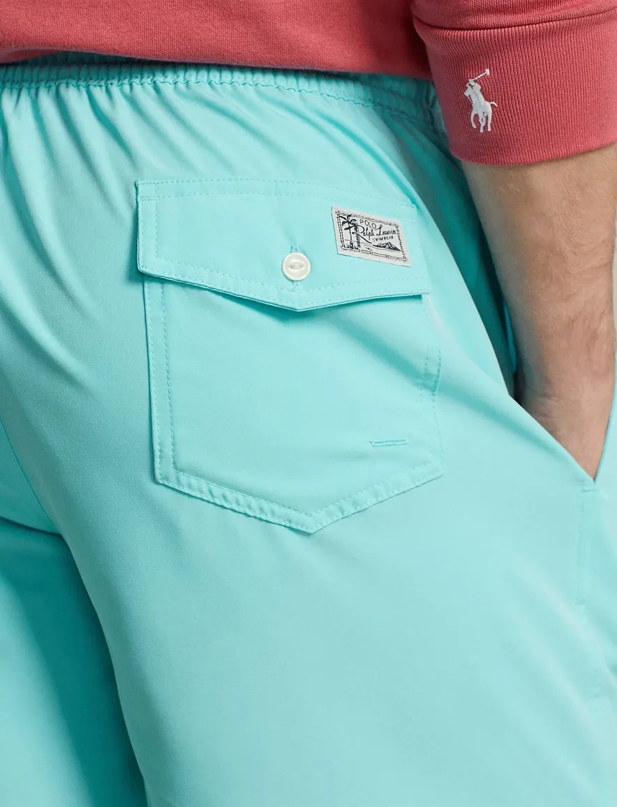 Polo Ralph Lauren zwembroek aquablauw effen
