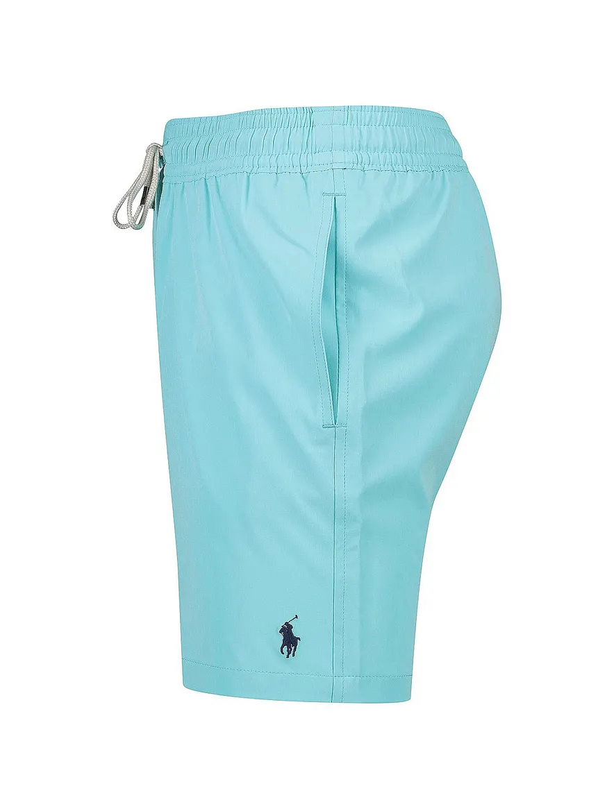 Polo Ralph Lauren zwembroek aquablauw effen