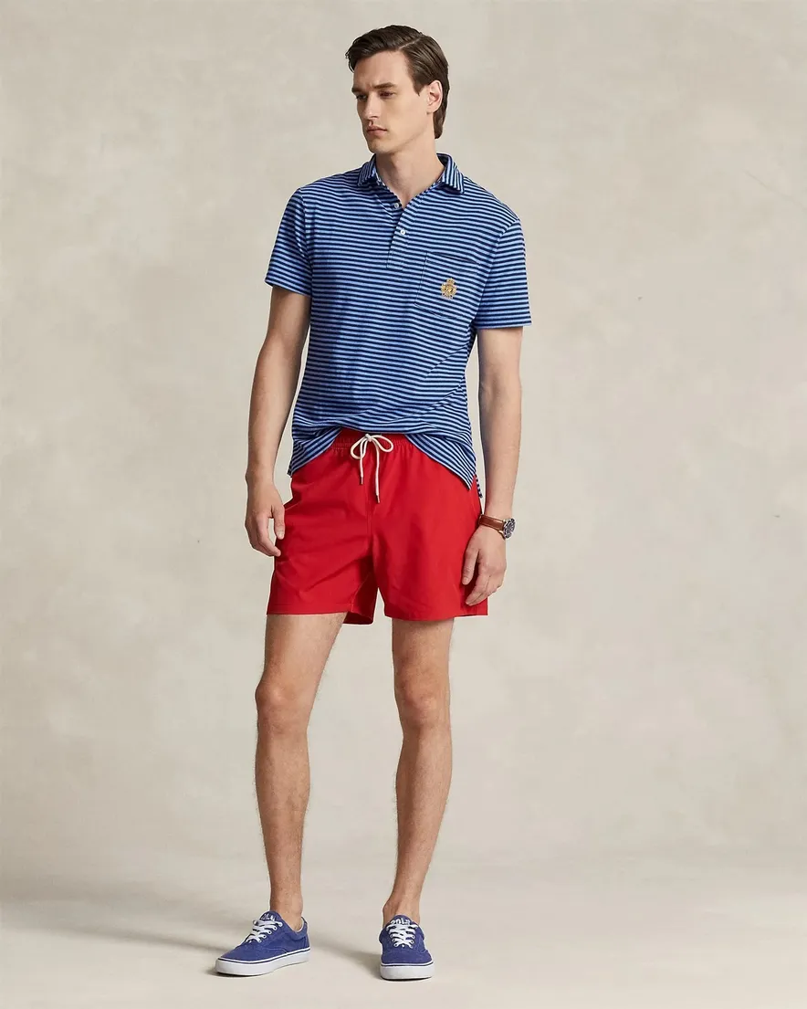 Ralph Lauren zwemshort rood met zakken