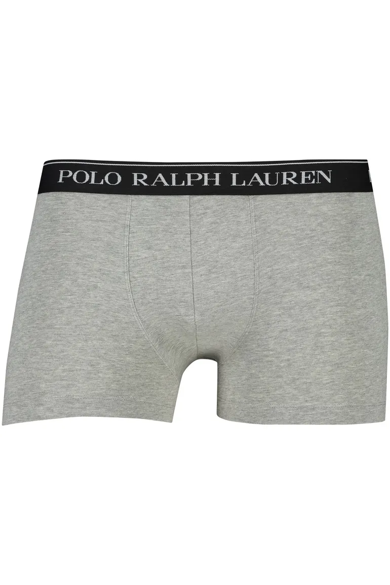 Polo Ralph Lauren boxershort wit grijs zwart 3-pack effen katoen