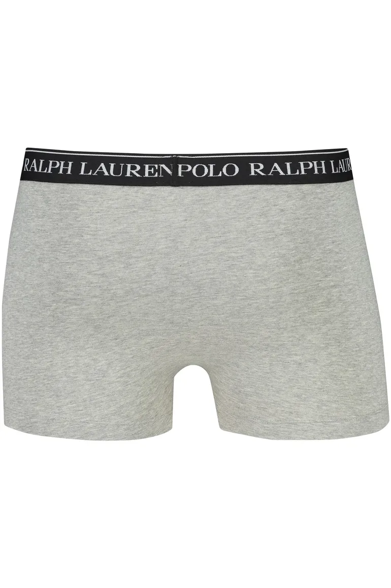 Polo Ralph Lauren boxershort wit grijs zwart 3-pack effen katoen