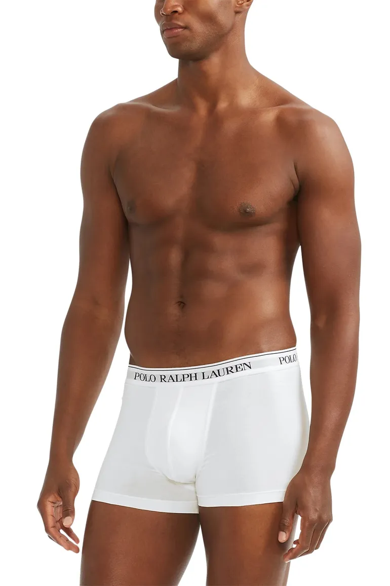 Polo Ralph Lauren boxershort wit effen 3-pack Classic katoen