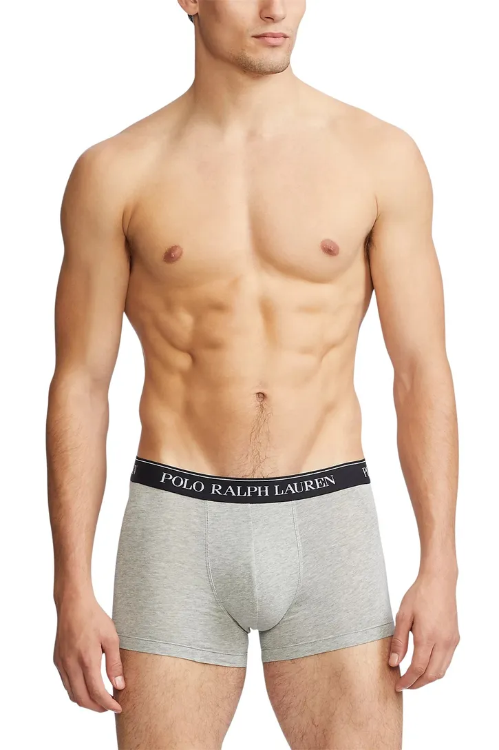 Ralph Lauren 3 pack boxershort katoen grijs