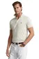 Polo Ralph Lauren Custom Slim Fit poloshirt korte mouw beige