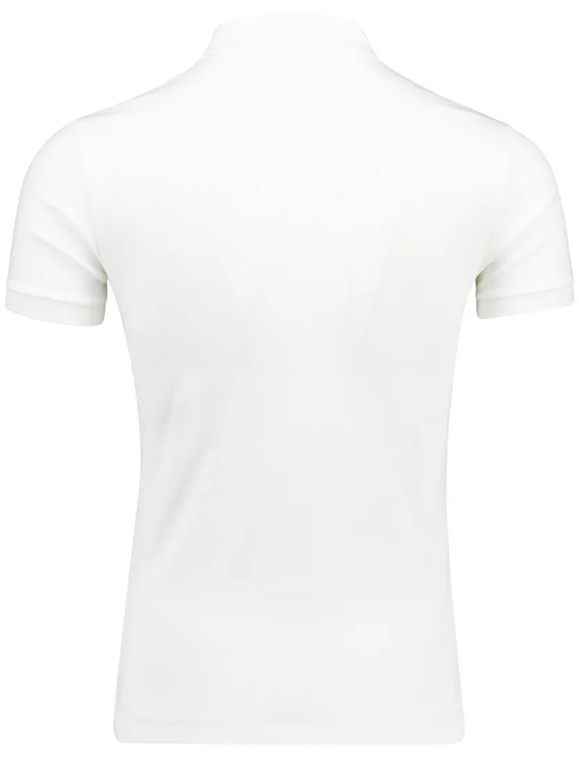 poloshirt korte mouw Polo Ralph Lauren Custom Slim Fit wit
