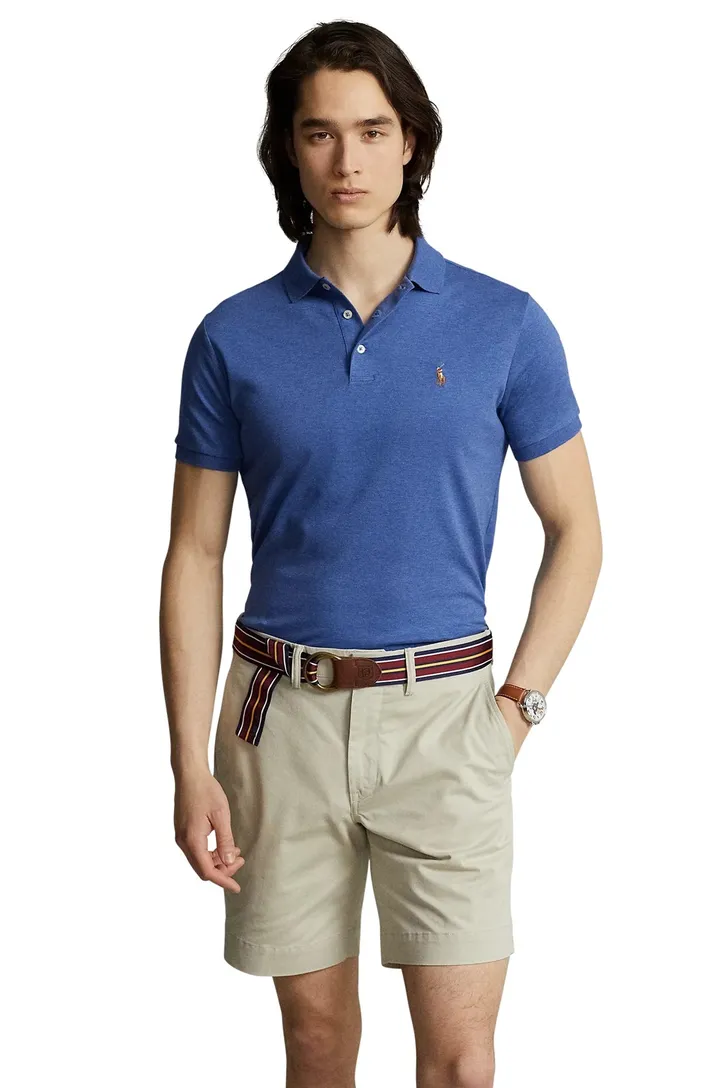 Polo Ralph Lauren katoenen poloslim fit blauw