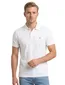 polo Gant wit effen katoen normale fit