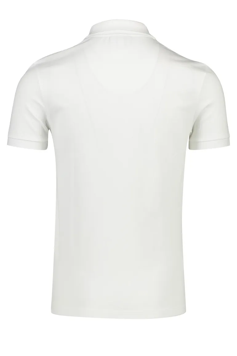 Witte polo Lacoste Slim Fit