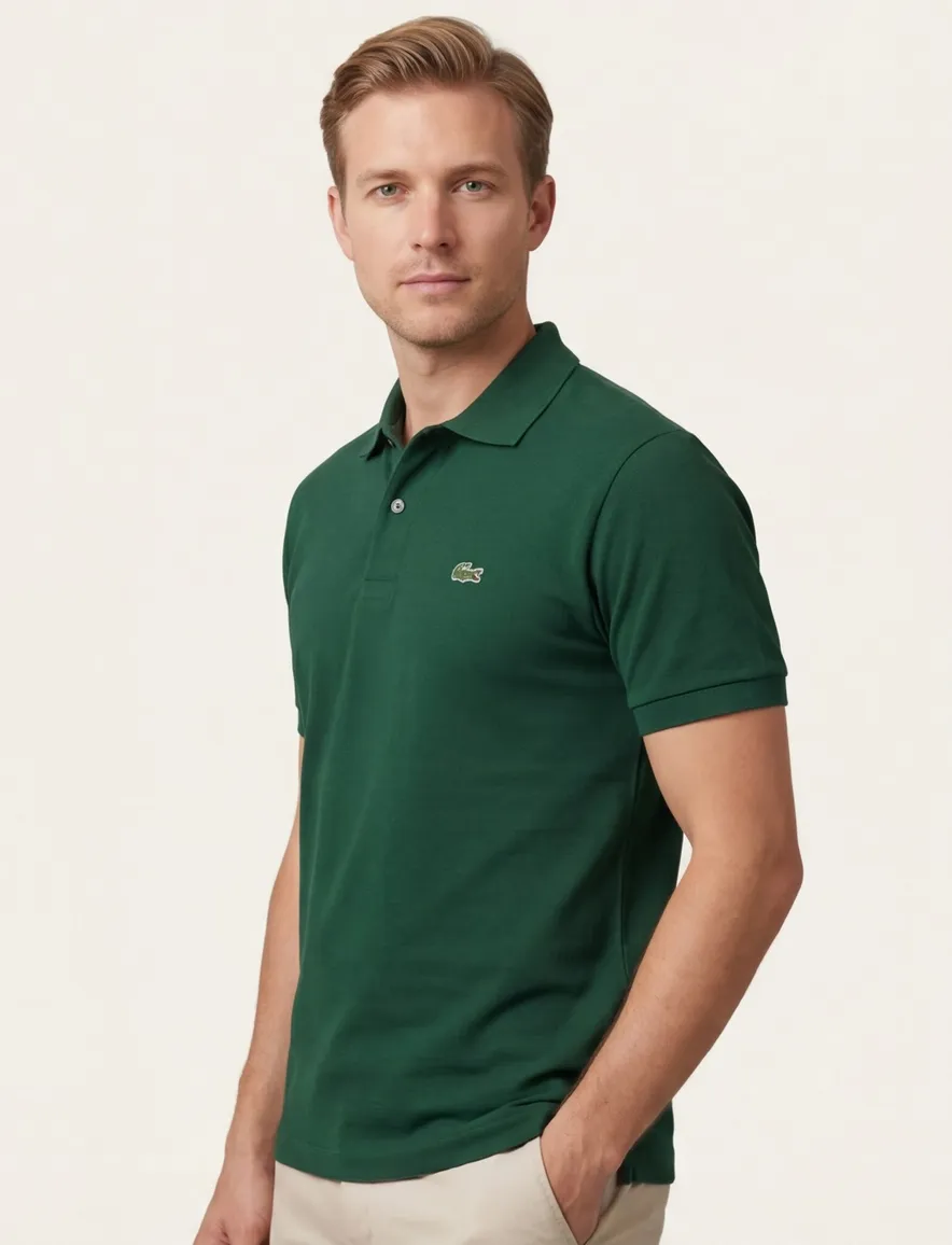 Lacoste polo Classic Fit groen