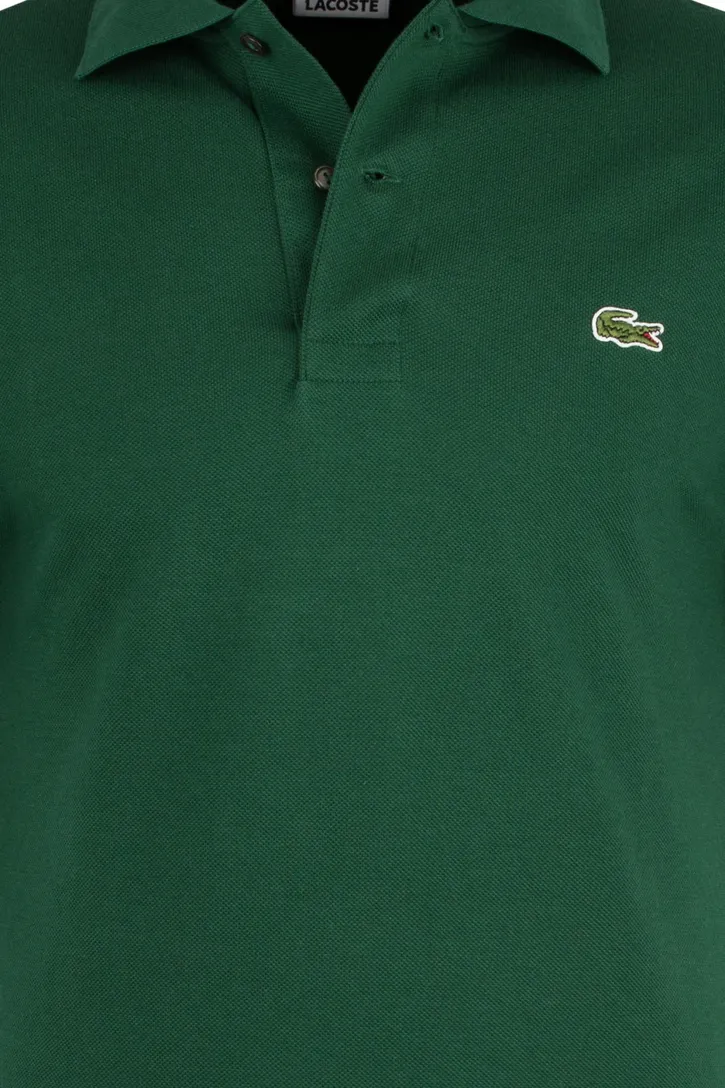 Lacoste polo Classic Fit piqué groen