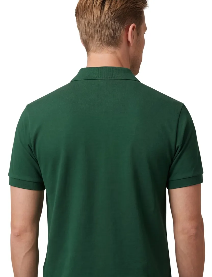 Lacoste polo Classic Fit piqué groen