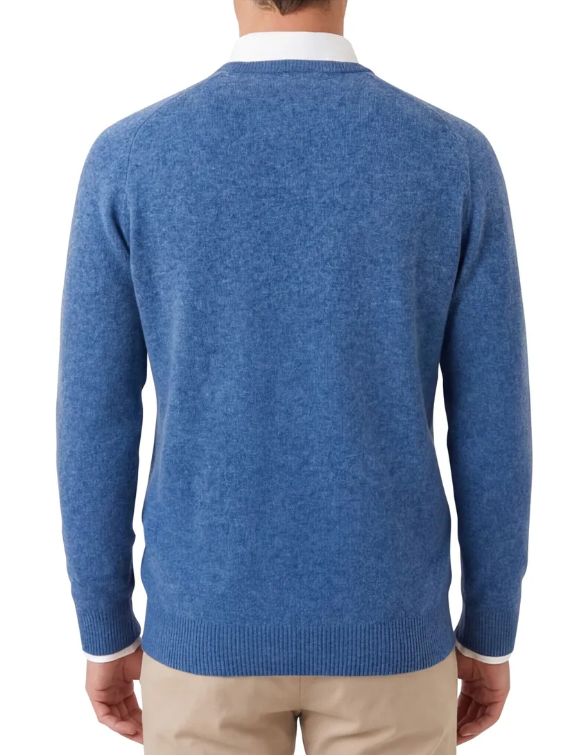 Alan Paine trui jeans ronde hals