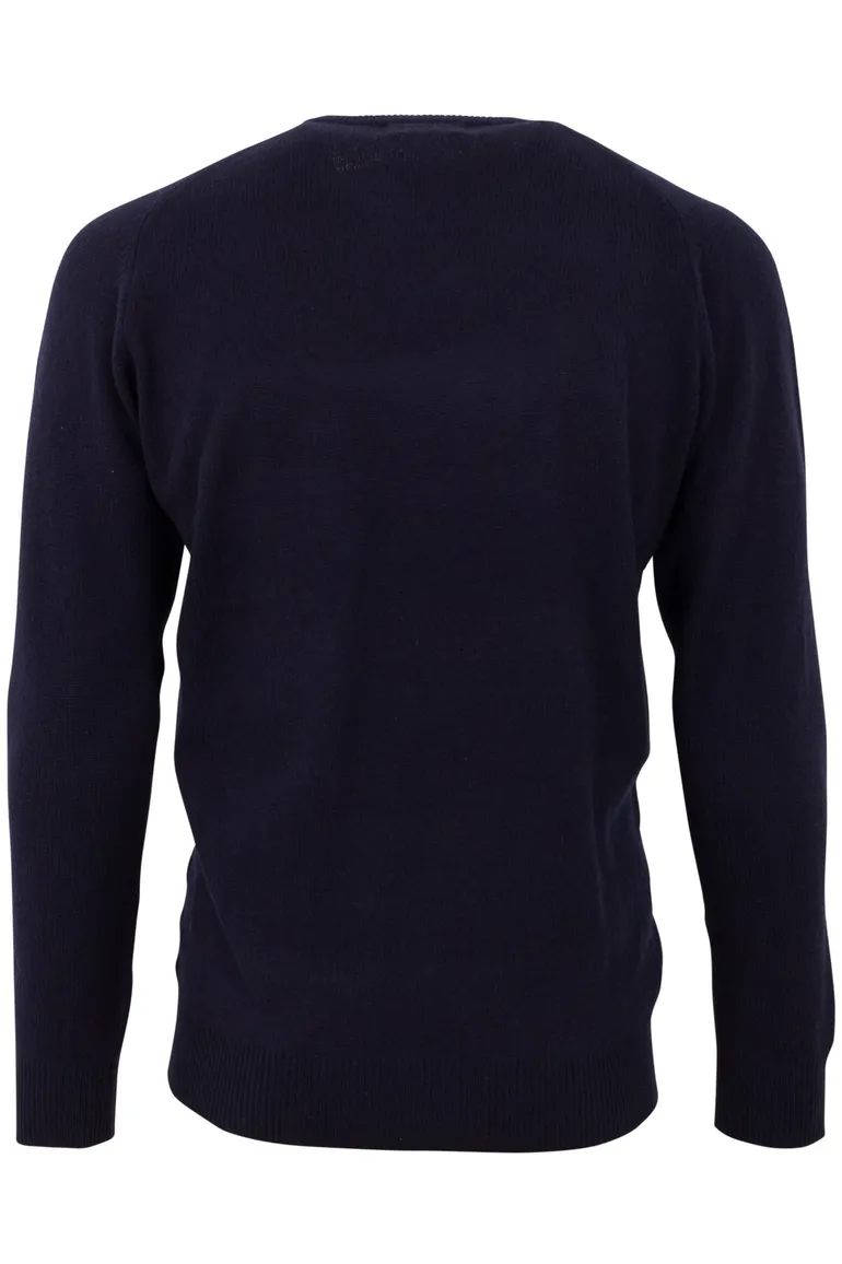Alan Paine pullover navy Dorset classic fit ronde hals