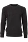 Alan Paine trui donkergrijs lamswol classic fit ronde hals
