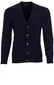 Alan Paine vest donkerblauw knopen effen lamswol