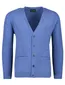 Alan Paine vest lamswol blauw knopen