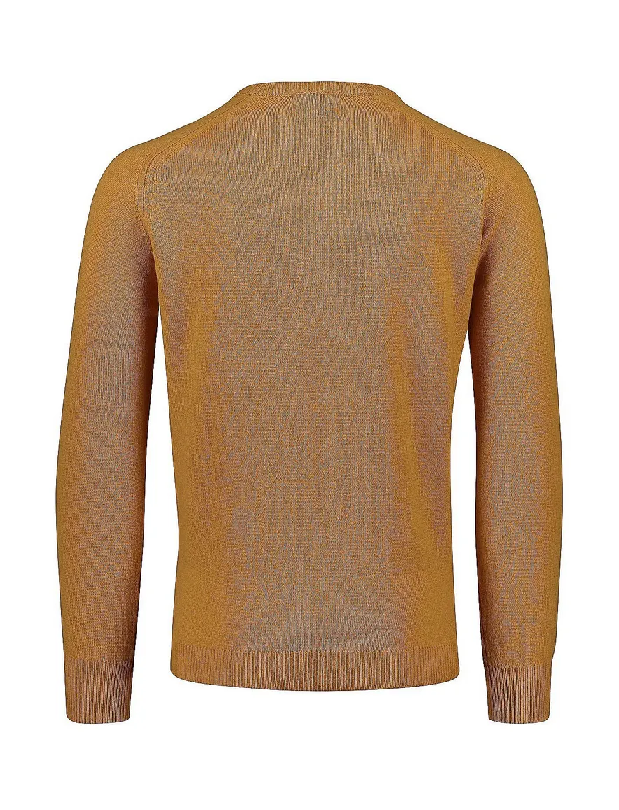 Alan Paine trui v-hals harvest gold