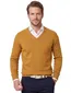 Alan Paine trui v-hals harvest gold