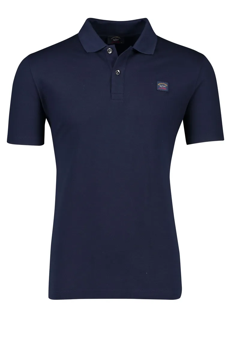 Paul & Shark polo katoen donkerblauw