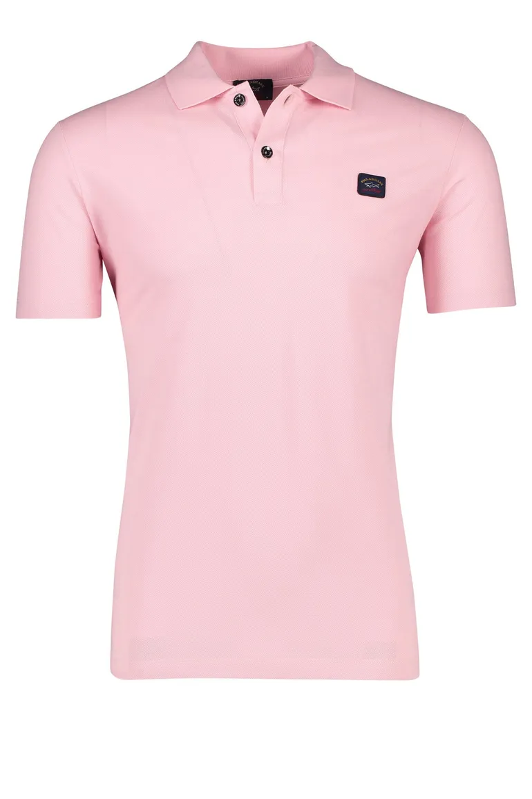 Paul & Shark polo katoen roze