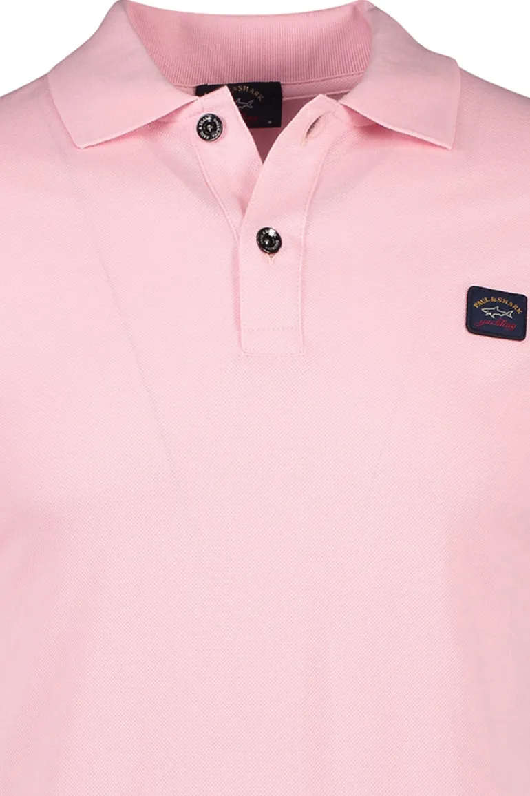Paul & Shark polo katoen roze