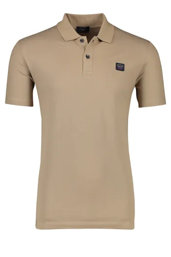 Paul & Shark Paul & Shark katoenen polo beige