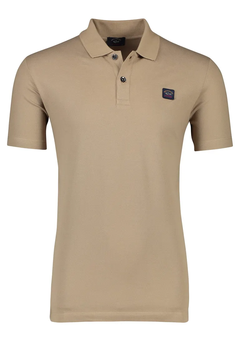 Paul & Shark katoenen polo beige