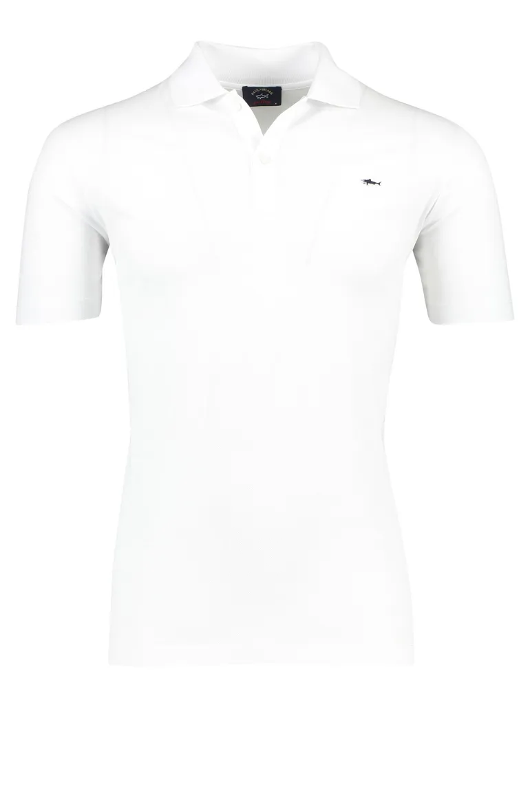 Poloshirt wit Paul & Shark katoen