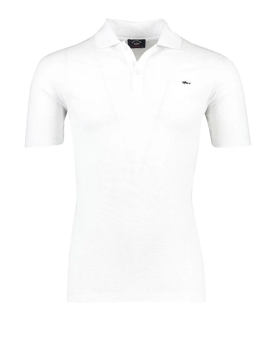 Poloshirt wit Paul & Shark katoen