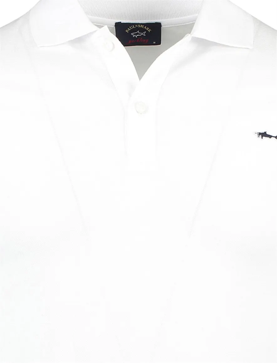 Poloshirt wit Paul & Shark katoen