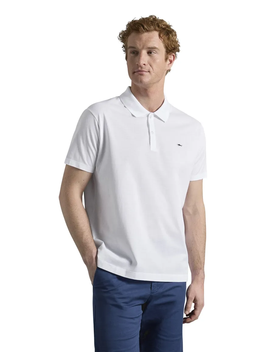 Poloshirt wit Paul & Shark katoen