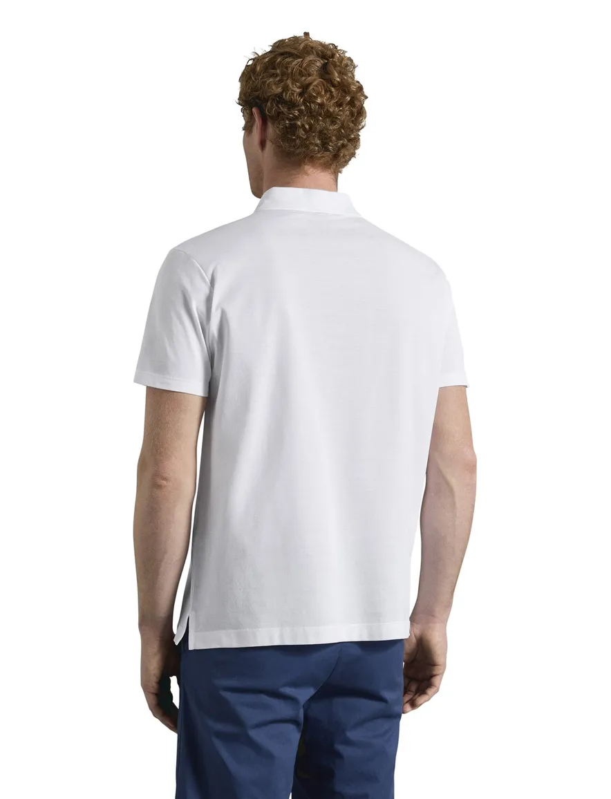 Poloshirt wit Paul & Shark katoen