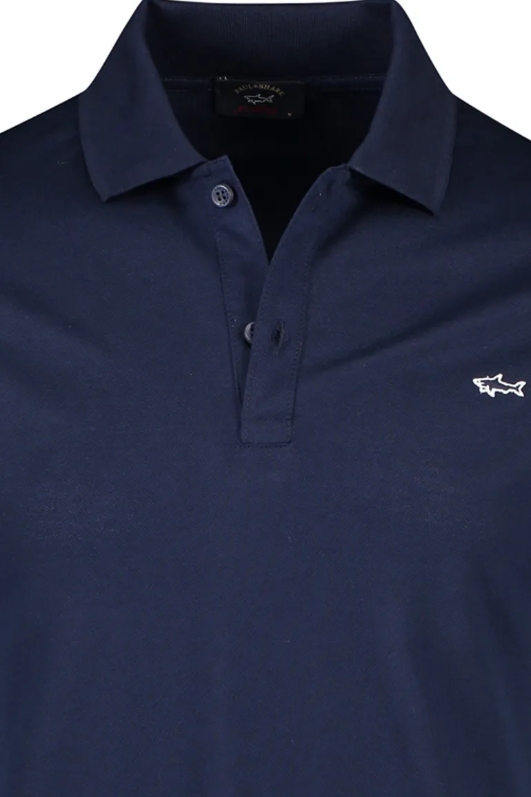 Paul & Shark polo katoen navy
