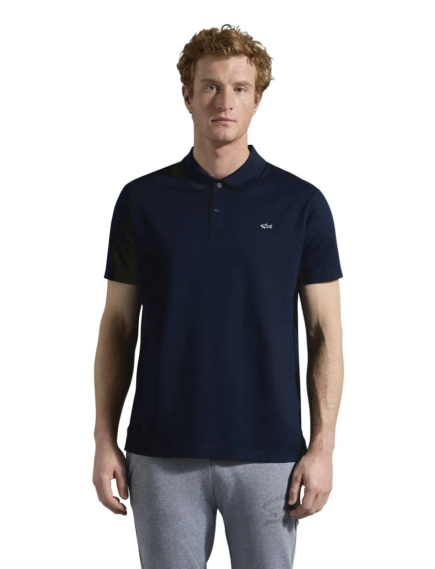 Paul & Shark polo katoen navy