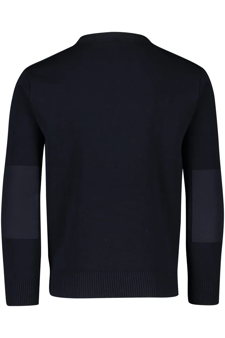 Paul & Shark trui donkerblauw effen