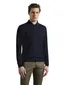 Paul & Shark lange mouw polo merino navy